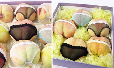Chinese Peaches Dressed With Lingerie Look Like Sexy Butts Bored Panda