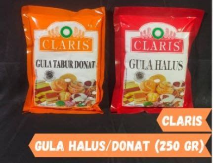 Gh Claris Gula Halus Gr Gula Tabur Donat Gram Lazada Indonesia