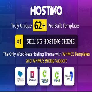 Jual Hostiko WordPress WHMCS Hosting Theme BONUS 5 Plugins Premium