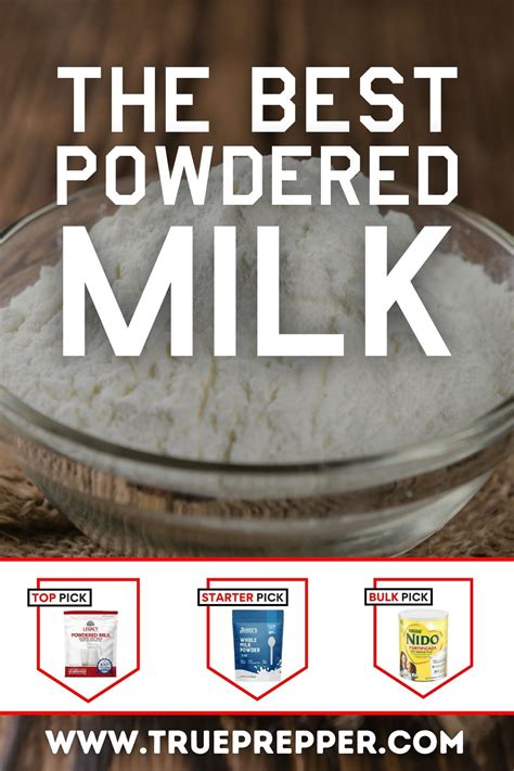 Best Powdered Milk for Long-Term Food Storage | TruePrepper