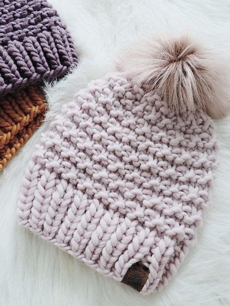 Im Back With A Super Bulky Knitting Hat Pattern Using The Softest Most