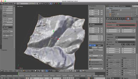 rendering - Height Map Boundary Problem - Blender Stack Exchange