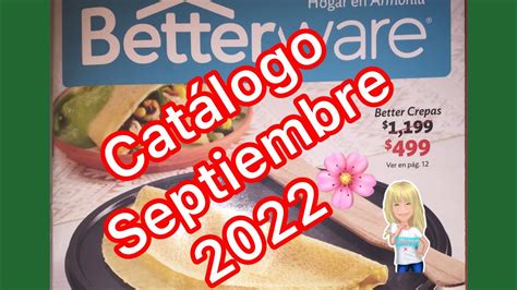 Betterware Catálogo Septiembre 2022 YouTube