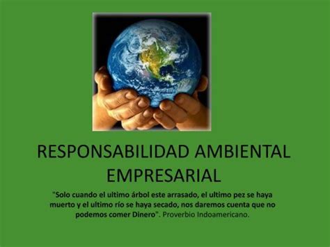 Responsabilidad Ambiental Empresarial