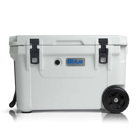 Blue Coolers Ice Vault 60 Quart Roto Molded Ice Cooler Large Ice Chest Holds Ice Up To 10