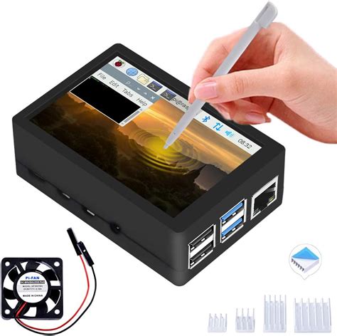 Amazon Geeekpi Raspberry Pi Touch Screen With Case Inch