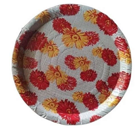 Eco Friendly Heat And Cold Resistant Round Shape Printed Paper