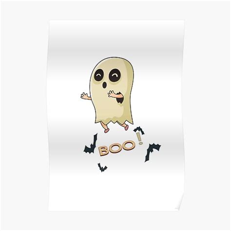 "Boo Ghost costume classic Halloween" Poster for Sale by davimaro ...