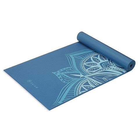 Gaiam Yoga Mat Premium 6mm Print Extra Thick Non Slip Exercise