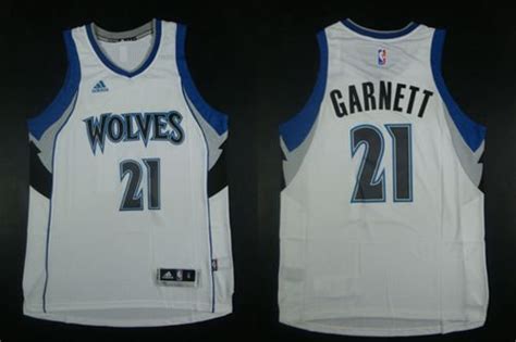 Minnesota Timberwolves Kevin Garnett White Autographed Nba Jersey