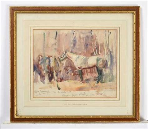 woods  noyon  attack  retreat  sir alfred munnings