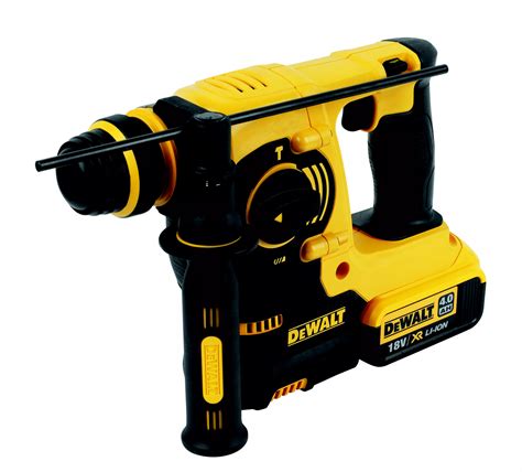 Dewalt Xr Cordless 18v 4ah Li Ion Sds Plus Drill 2 Batteries Dch253m2 Gb Departments Diy At Bandq