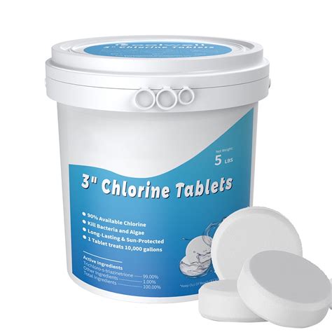 Inch Long Lasting Chlorinating Tablets Pound Chlorine Tablets