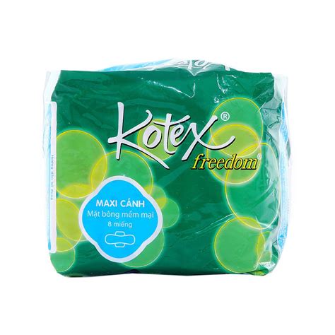 thien chien mart bvs kotex freedom mat bong  canh  cm  mieng
