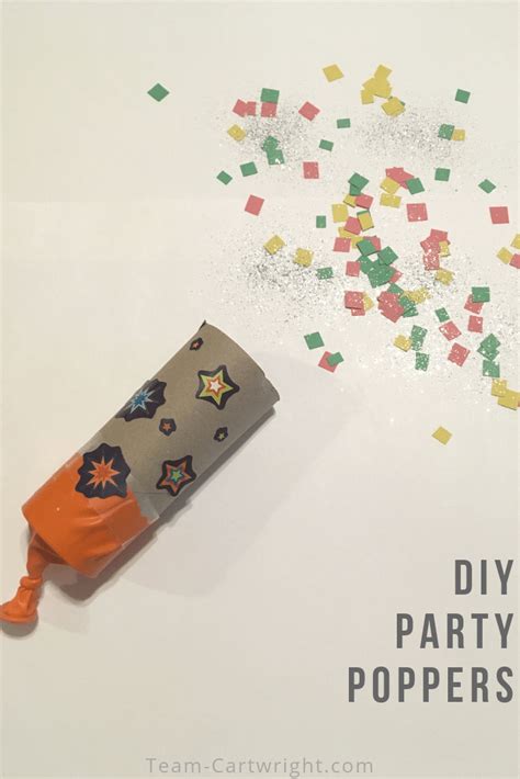 DIY Confetti Poppers for Kids! (STEAM Activity) - Team Cartwright