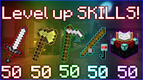 The Best Way To Level Up Every Skill Hypixel Skyblock Youtube