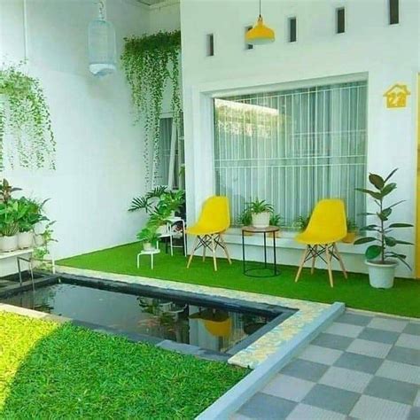 Contoh Desain Halaman Belakang Model Minimalis dan Modern - Foto Desain