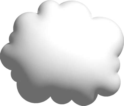 White Cloud Crop Out 13995010 PNG