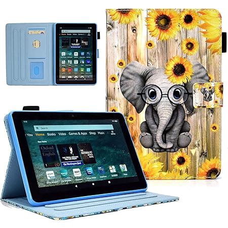 UGOcase Fire HD 8 Case 2016 2017 2018 Release Slim Fit Folio Stand