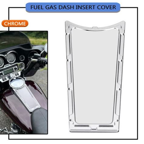 Chrome Dash Insert Tank Cover For Harley Tour Road Electra Glide Efi