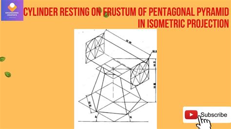 Cylinder Resting On Frustum Of Pentagonal Pyramid Problem No In