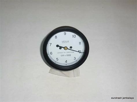 New Moto Guzzi Tachometer VEGLIA Replica White Face SP Lemans 850 1000