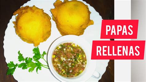 Cómo hacer PAPAS RELLENAS COLOMBIANAS PASO A PASO YouTube