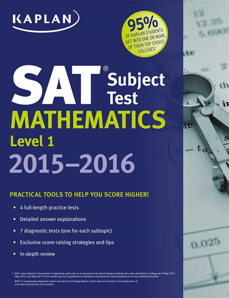 Kaplan Sat Subject Test Mathematics Level 1 2015 2016 Ebook By Kaplan Test Prep Official