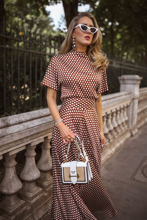 Pretty Woman Vibes The Brown Polka Dot Set Memorandum Nyc Fashion