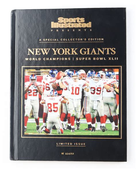 2008 Giants Super Bowl XLII Champions "Sports Illustrated" Special ...