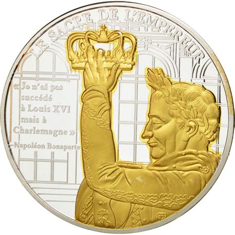 69801 La vie de Napoléon Bonaparte Le Sacre de l Empereur Médaille