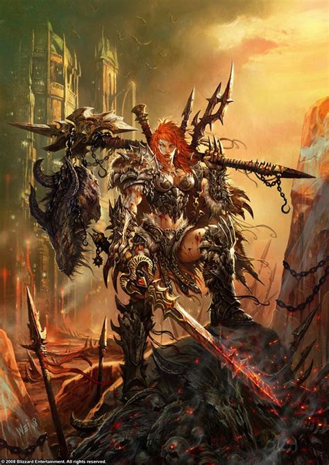 Wei Wang Warcraft Art Fantasy Illustration Dark Fantasy Art