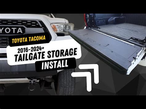 Bpf Toyota Tacoma Tailgate Storage Install Video