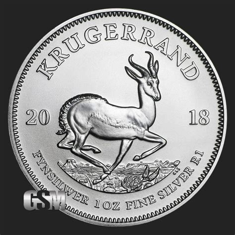 2018 1 oz Silver Krugerrand Coin BU