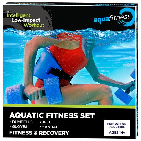 6-Piece Aqua Fitness Set for Adults - Water Aerobics Equipment for Pool
