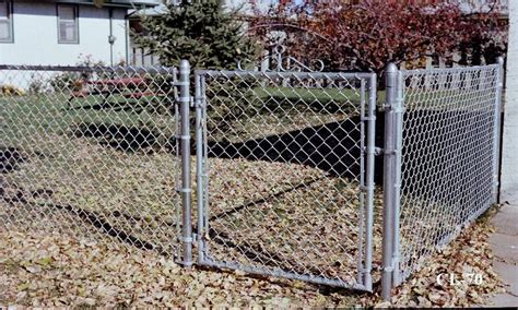 Decorative Chain Link Fence Gate | Shelly Lighting