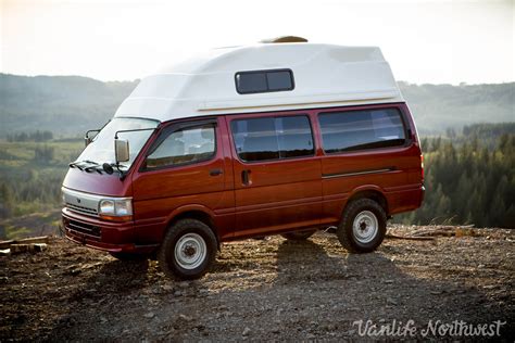 Toyota Hiace Hitop Wd Camper Vanlife Northwest