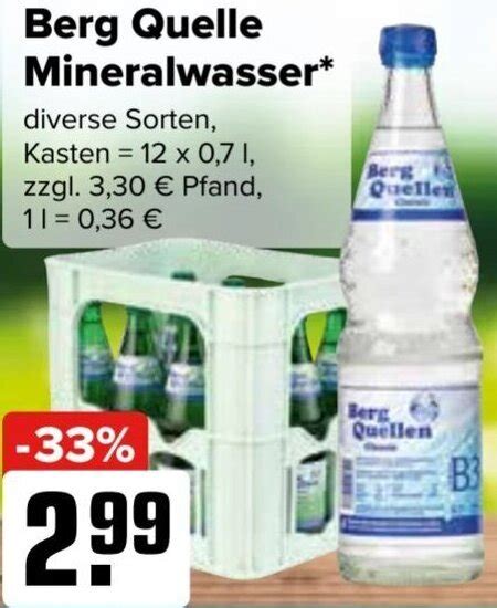 Berg Quelle Mineralwasser X L Angebot Bei Logo Getr Nkemarkt