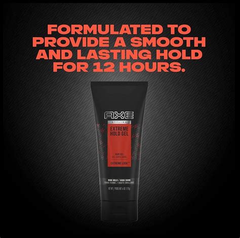 Axe Hair Styling Gel Spiked Up Look Count Extreme Hold Gel For Easy