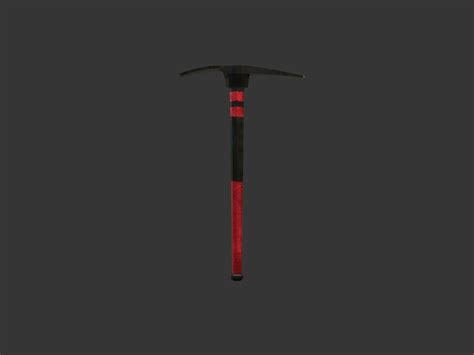 3D model 002 mine pickaxe VR / AR / low-poly | CGTrader