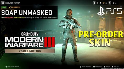 Soap Unmasked Skin Mw3 Pre Order Skin Mw3 Soap Unmasked Skin Soap