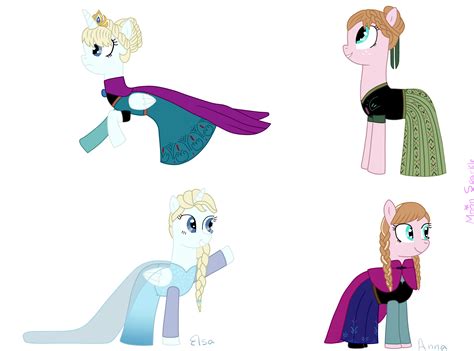 (Request)+Disney+Frozen+Elsa+y+Anna+(Pony+version)+by+RaissaSpina ...