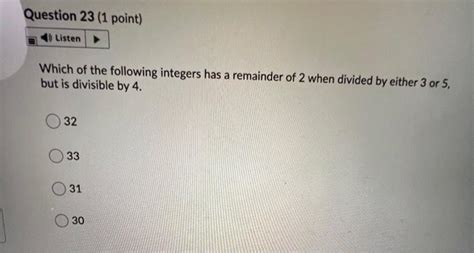 Solved Topic Computer Math Integers Remainder Rsa Chegg