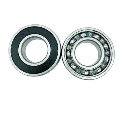 Deep Groove Ball Bearing 6004 RS Single Row Double Shielded C0 10 Pcs