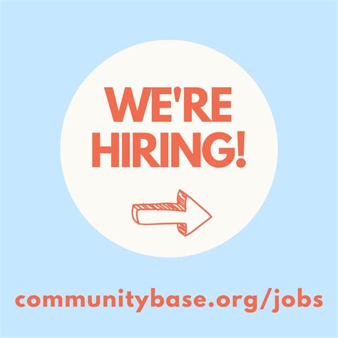 community base  linkedin joboftheweek communitybase jobsearch