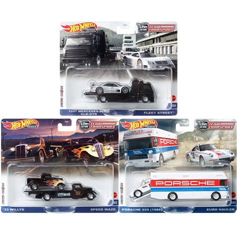 Hot Wheels Team Transport Mix Vehicle Case Of