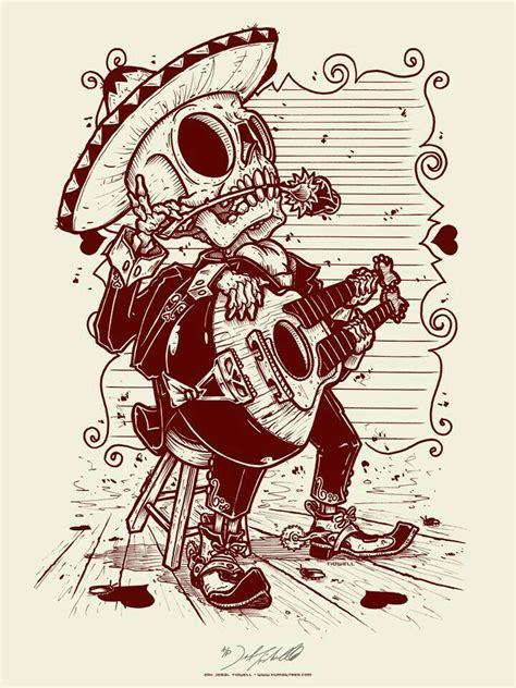 Pin By Steffas Chavez On Dia De Los Muertos Letterpress Art Print