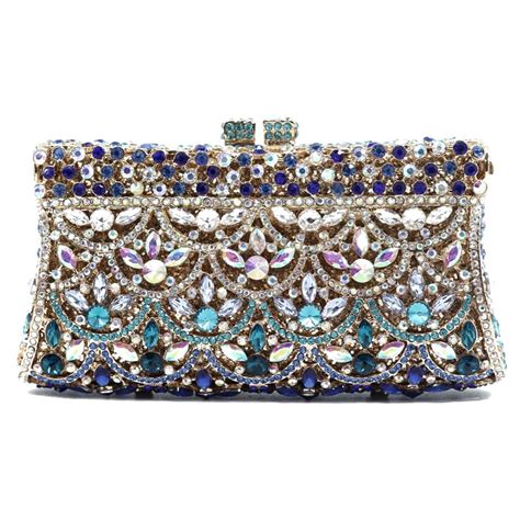 Jual Waiwai Tas Kondangan Super Mewah 0996 Crystal Clutch Shopee