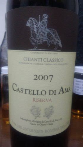 天母限定：2019家樂福葡萄酒 真是美好的義大利奇揚地castello Di Ama Riserva Chianti Classico 2007 兩酒之間~葡萄酒and威士忌