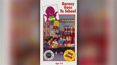 Barney Goes To School Vhs 1990